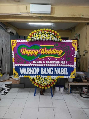 Papan Bunga di Gadungan Wates