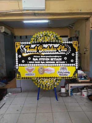 Papan Bunga di Gadungan Wates